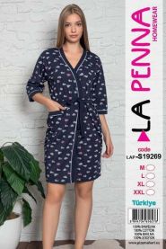 Szlafrok damski turecki (M-2XL/12szt)