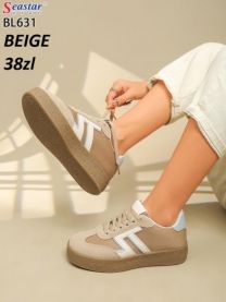 buty sportowe wiązane damskie (36-41/12P)