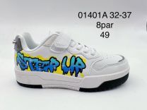 Buty sportowe na rzepy chłopięce i dziewczynka (32-37/8P)