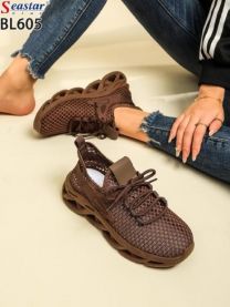 buty sportowe wiązane damskie (36-41/12P)