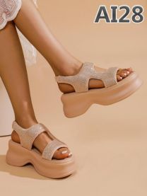 Sandały na koturnie (36-41/12P)