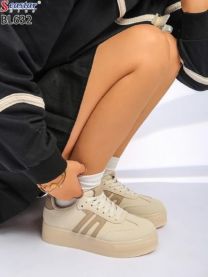 buty sportowe wiązane damskie (36-41/12P)