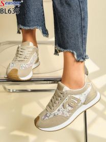 buty sportowe wiązane damskie (36-41/12P)