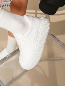 buty sportowe wiązane damskie (36-41/12P)