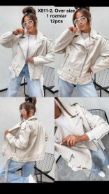 Kurtka skórzana damska (uniwersalny/12szt)