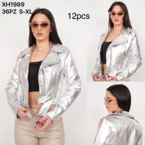 Kurtka skórzana damska (S-XL/12szt)