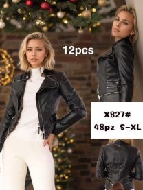 Kurtka skórzana damska (S-XL/12szt)