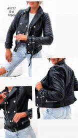 Kurtka skórzana damska (S-XL/12szt)