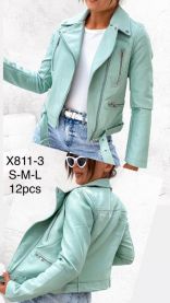 Kurtka skórzana damska (S-L/12szt)