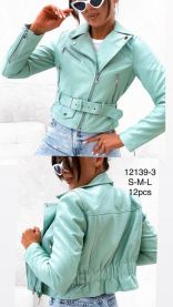 Kurtka skórzana damska (S-L/12szt)