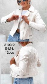 Kurtka skórzana damska (S-L/12szt)