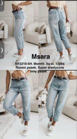 Spodnie jeansy damskie (XS-XL/12szt)