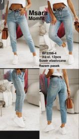 Spodnie jeansy damskie (XS-XL/12szt)