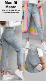 Spodnie jeansy damskie (XS-XL/10szt)