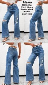 Spodnie jeansy damskie (XS-XL/10szt)