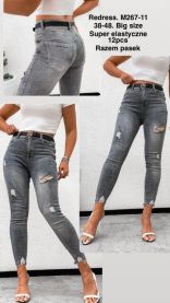 Spodnie jeansy damskie (38-48/12szt)