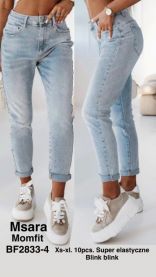 Spodnie jeansy damskie (XS-XL/10szt)