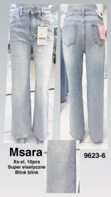 Spodnie jeansy damskie (XS-XL/10szt)