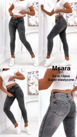 Spodnie jeansy damskie (XS-XL/12szt)