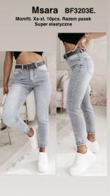 Spodnie jeansy damskie (XS-XL/10szt)