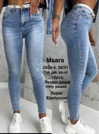 Spodnie jeansy damskie (26-31/10szt)