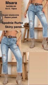 Spodnie Jeansy damskie (XS-XL/10szt)