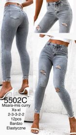 Spodnie Jeansy damskie (XS-XL/12szt)