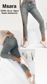 Spodnie Jeansy damskie (XS-XL/10szt)