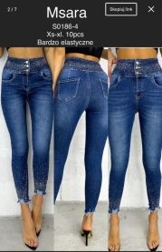 Spodnie Jeansy damskie (XS-XL/10szt)
