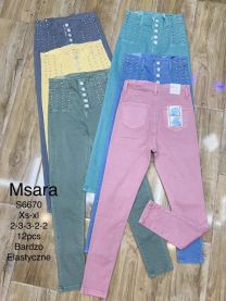 Spodnie Jeansy damskie (XS-XL/12szt)