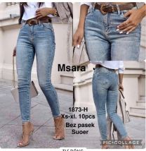 Spodnie jeansy damskie (XS-XL/10szt)