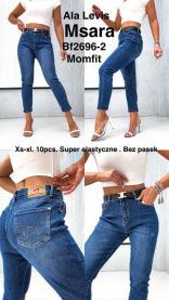Spodnie jeansy damskie (XS-XL/10szt)