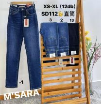 Spodnie jeansy damskie (XS-XL/12szt)