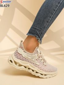 buty sportowe wiązane damskie (36-41/12P)