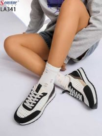 buty sportowe wiązane damskie (36-41/12P)