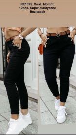Spodnie jeansy damskie (XS-XL/12szt)