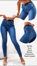 Spodnie jeansy damskie (XS-XL/12szt)