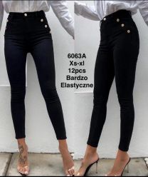 Spodnie jeansy damskie (XS-XL/12szt)