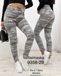 Spodnie jeansy damskie (XS-XL/12szt)