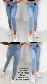 Spodnie jeansy damskie (XS-XL/10szt)