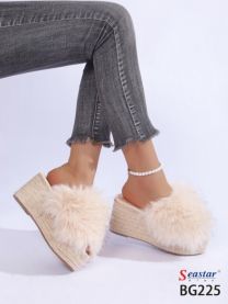 Klapki z futerkiem(36-41/12P)