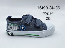 Trampki na rzepy chłopięce (31-36/12P)