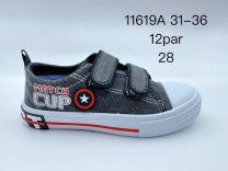 Trampki na rzepy chłopięce (31-36/12P)