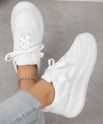 buty sportowe wiązane damskie (36-41/12P)