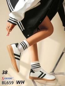 buty sportowe wiązane damskie (36-41/12P)