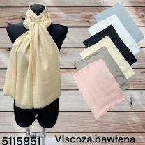 Szaliki damskie (uniwersalny/12szt)