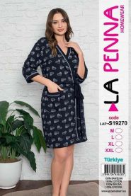 Szlafrok damski turecki (M-2XL/12szt)