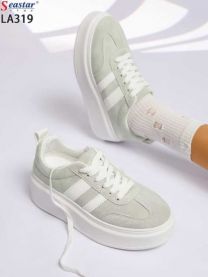 buty sportowe wiązane damskie (36-41/12P)