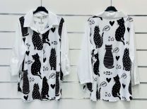 Koszula damska na 3-4 rękaw (uniwersalny/6szt)