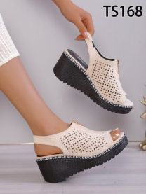 Sandały na koturnie (36-41/12P)